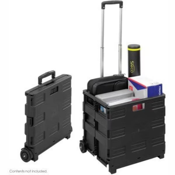 Safco® STOW AWAY® 4054 Folding Crate Cart, Safco, Mfr#: 4054BL
